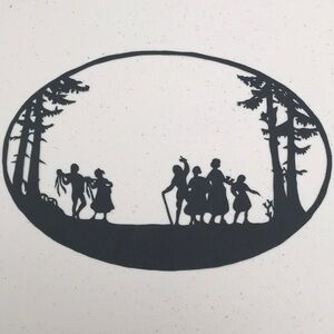 💖 Handmade PaperCut Silhouette Scherenschn…